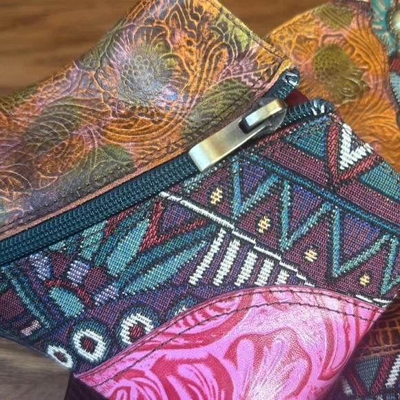 NEW Socofy Bohemian Heeled Leather Ankle Boots - Picture 7 of 10